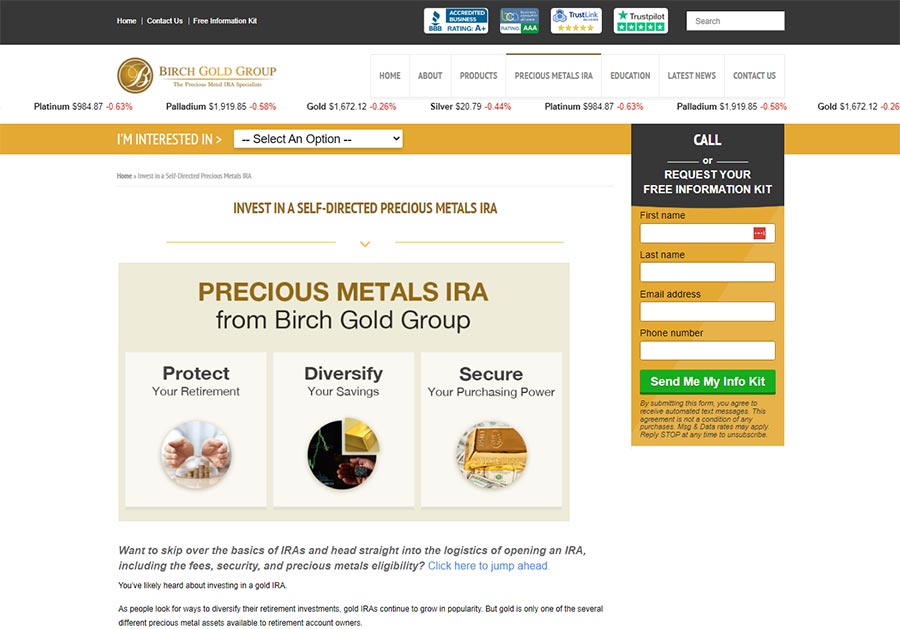Birch Gold Group Review