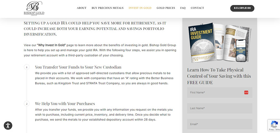 Bishop Gold Group Review