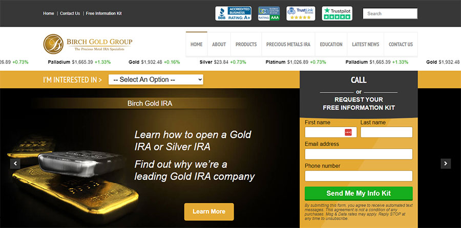 Birch Gold IRA Review