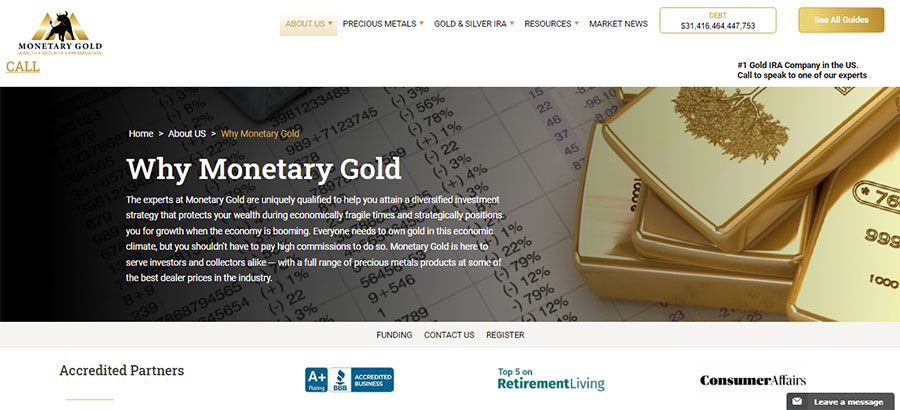 Monetary Gold IRA Review