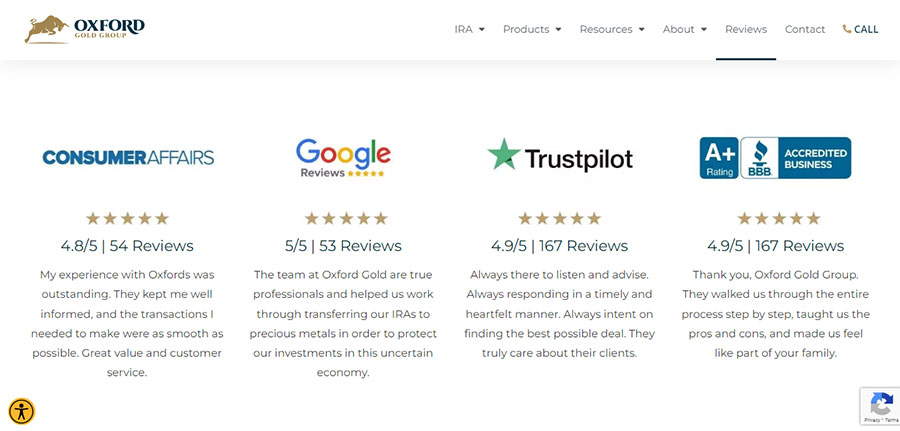 Oxford Gold IRA Review