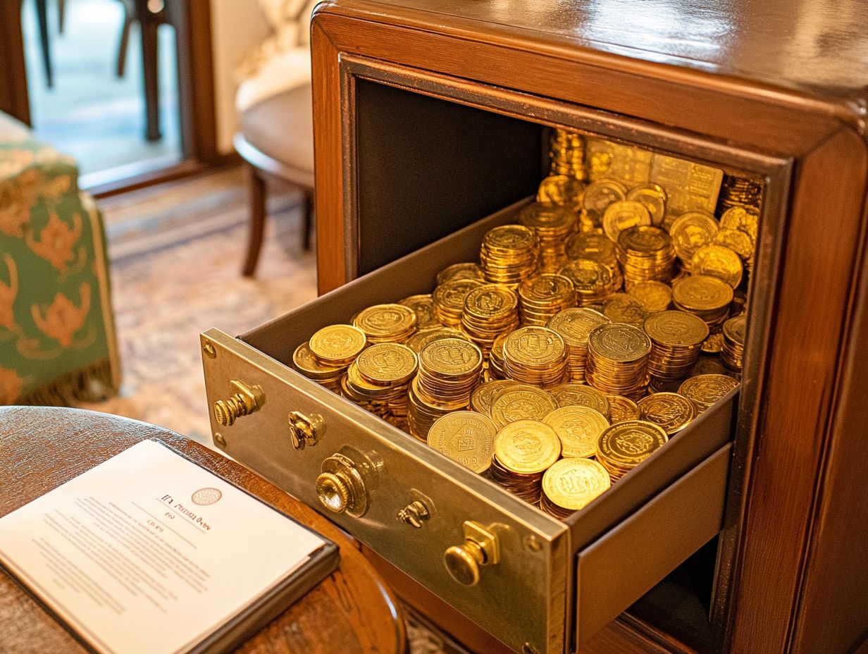 Pros and Cons of Home Storage Gold IRAs