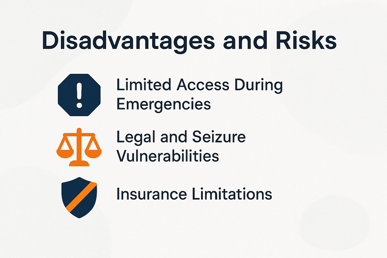 Disadvantages and Risks