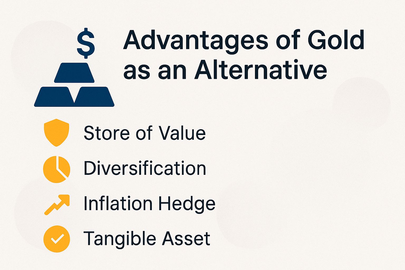 Advantages of Gold as an Alternative