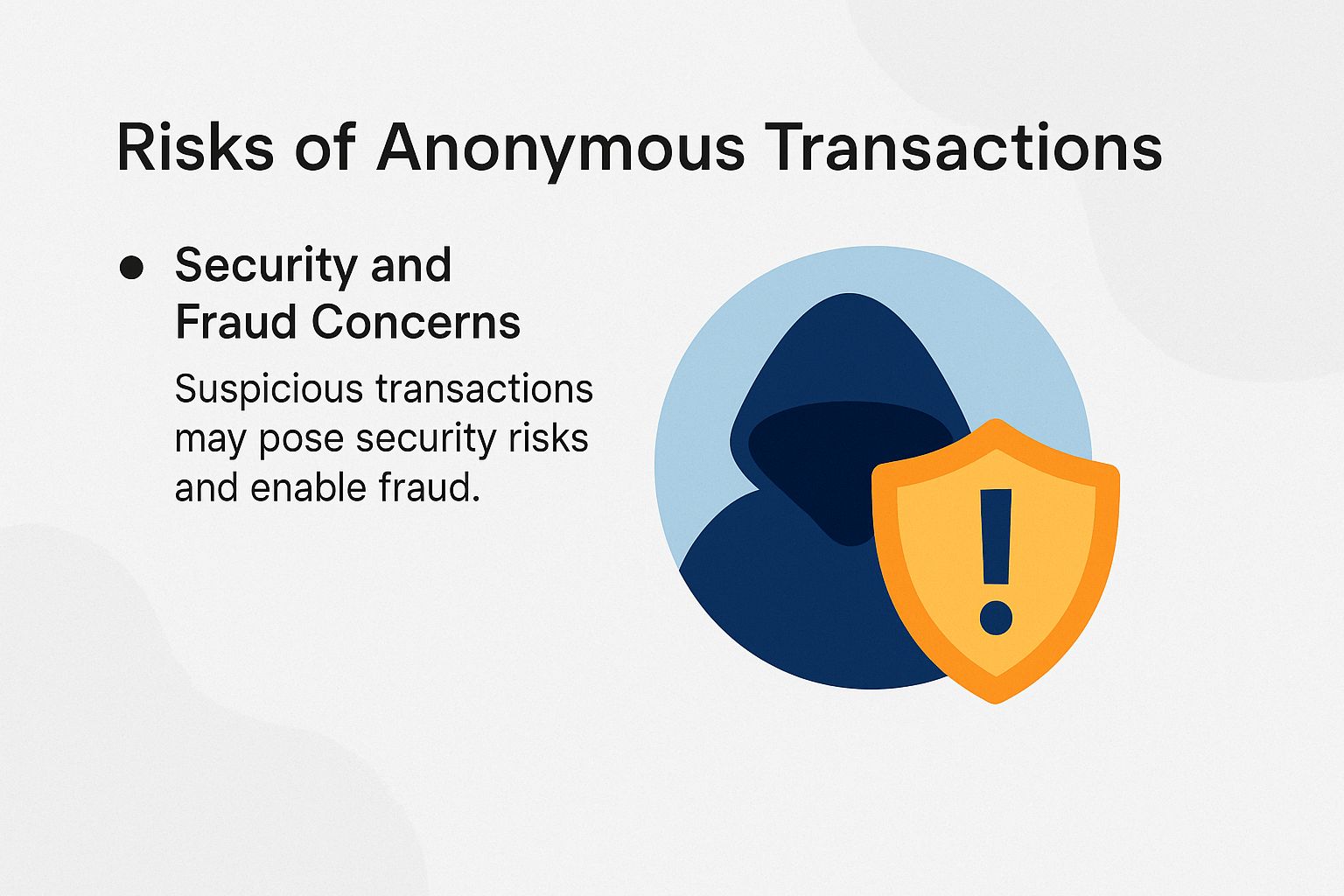 Risks of Anonymous Transactions