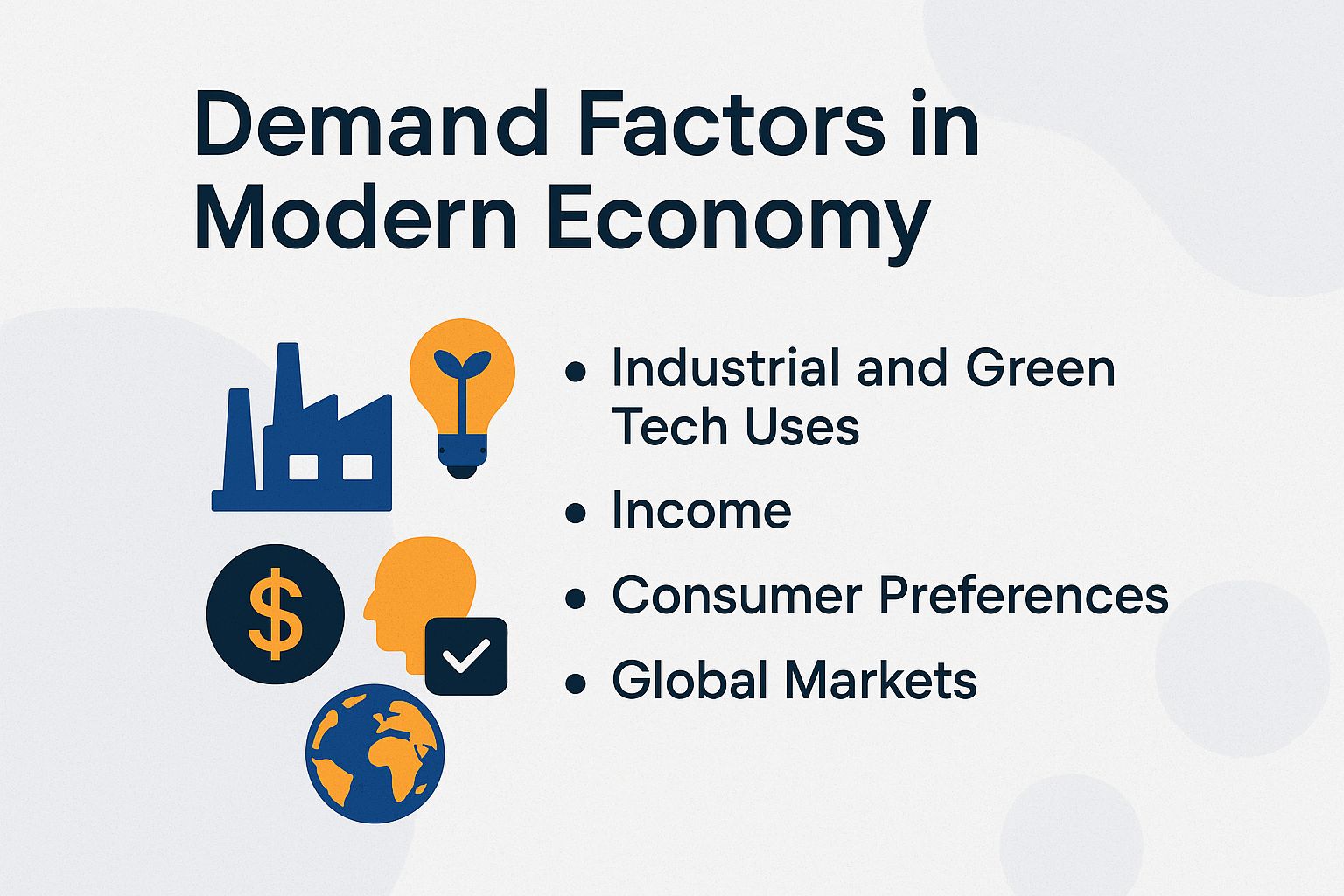 Demand Factors in Modern Economy