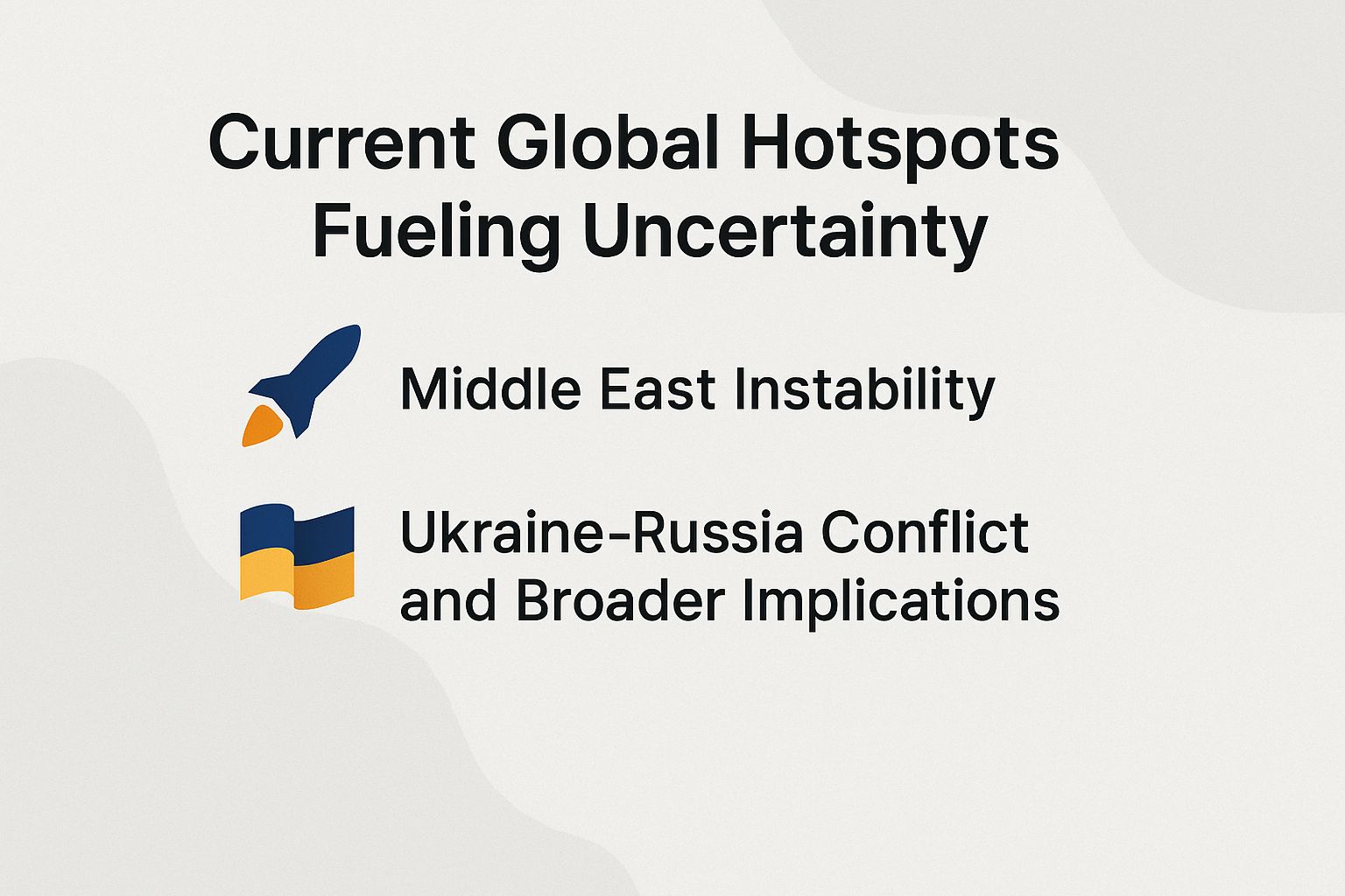 Current Global Hotspots Fueling Uncertainty
