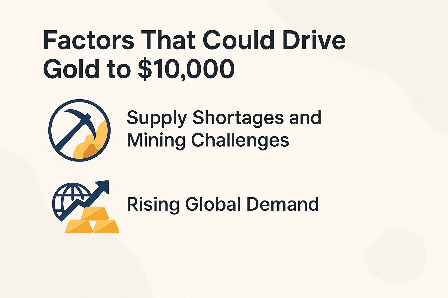 Factors That Could Drive Gold to $10,000