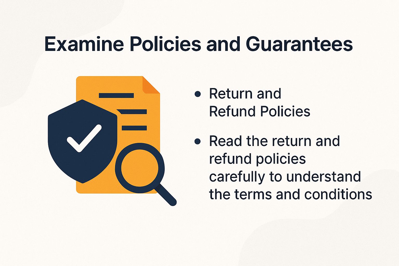Examine Policies and Guarantees