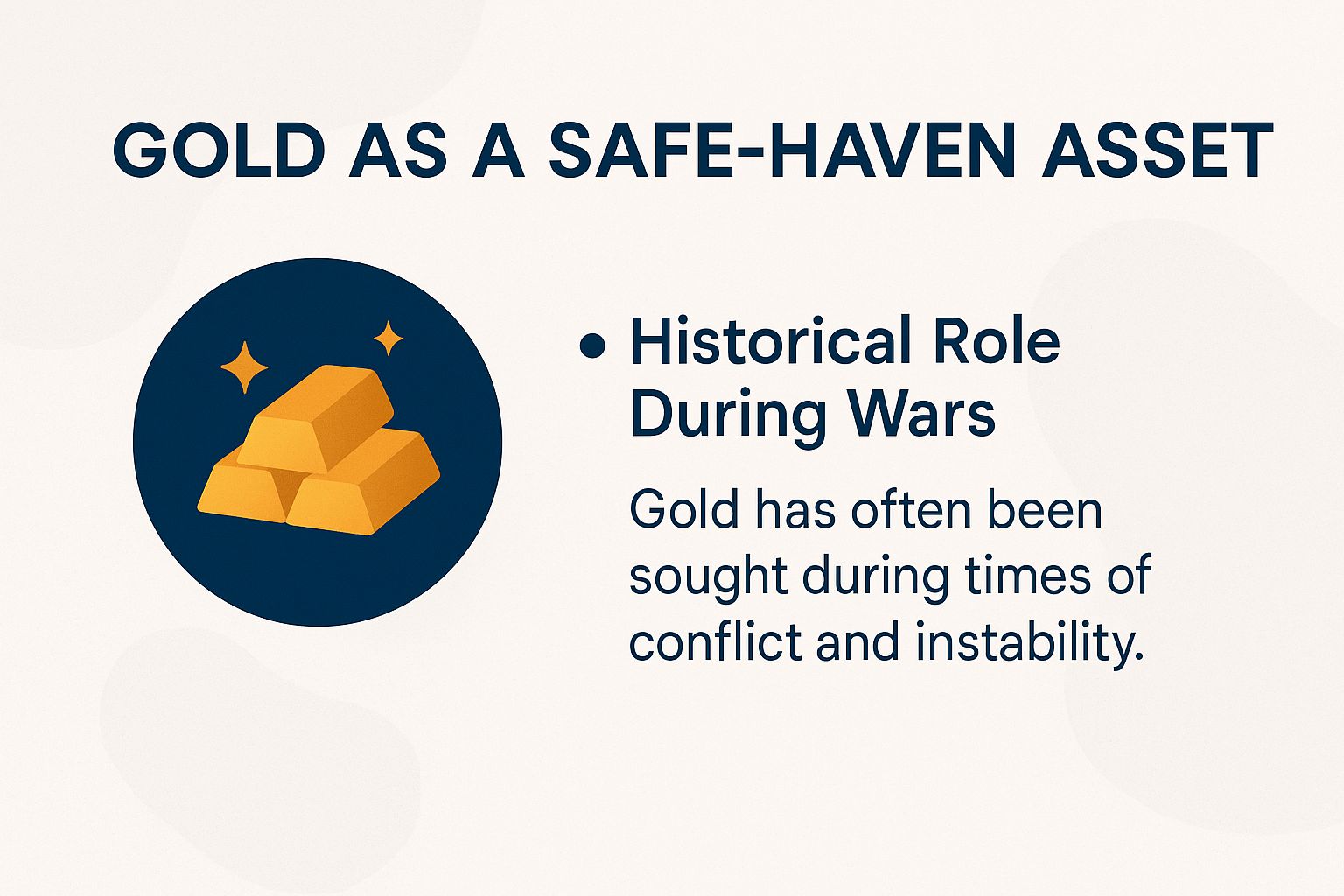 Gold as a Safe-Haven Asset