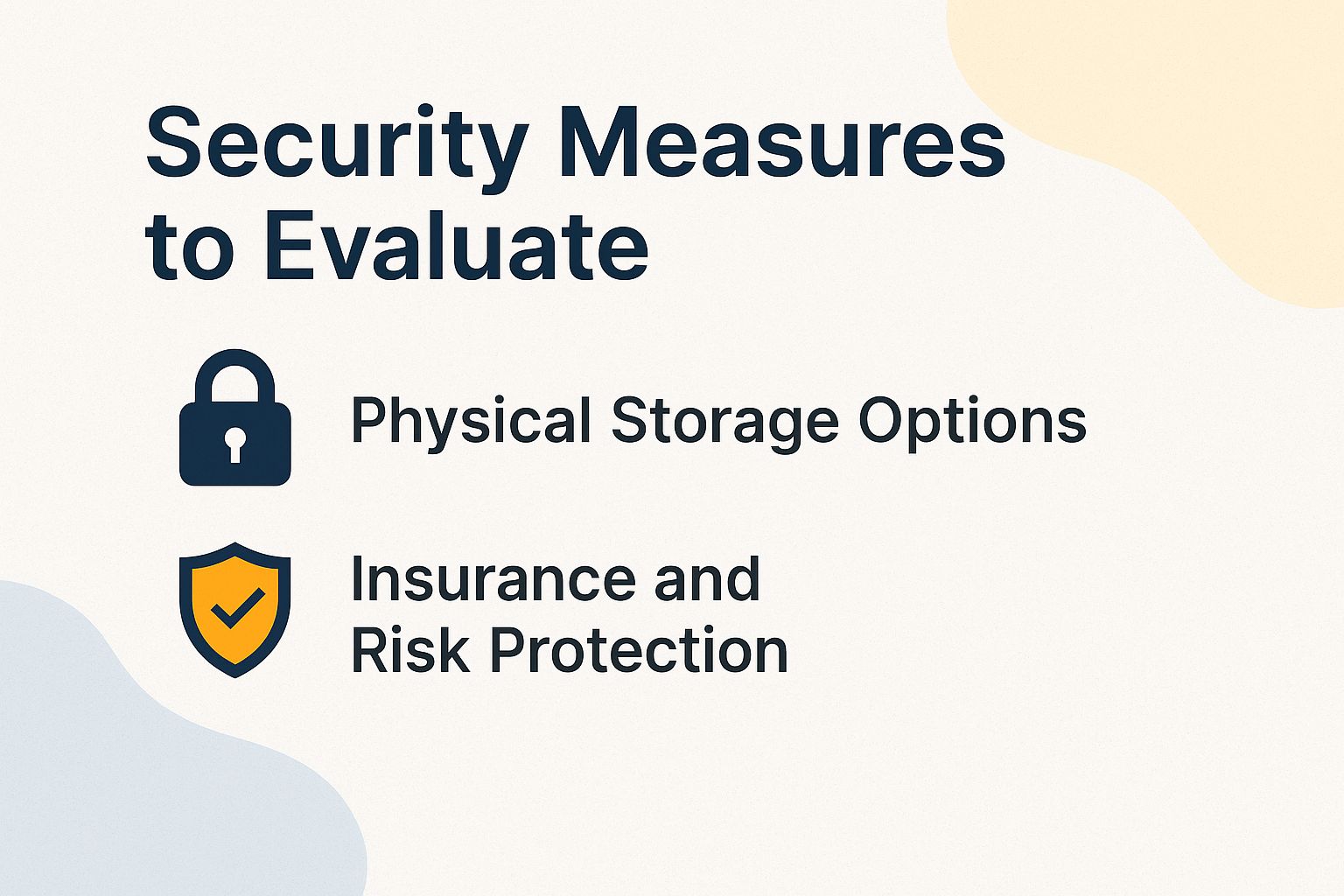 Security Measures to Evaluate