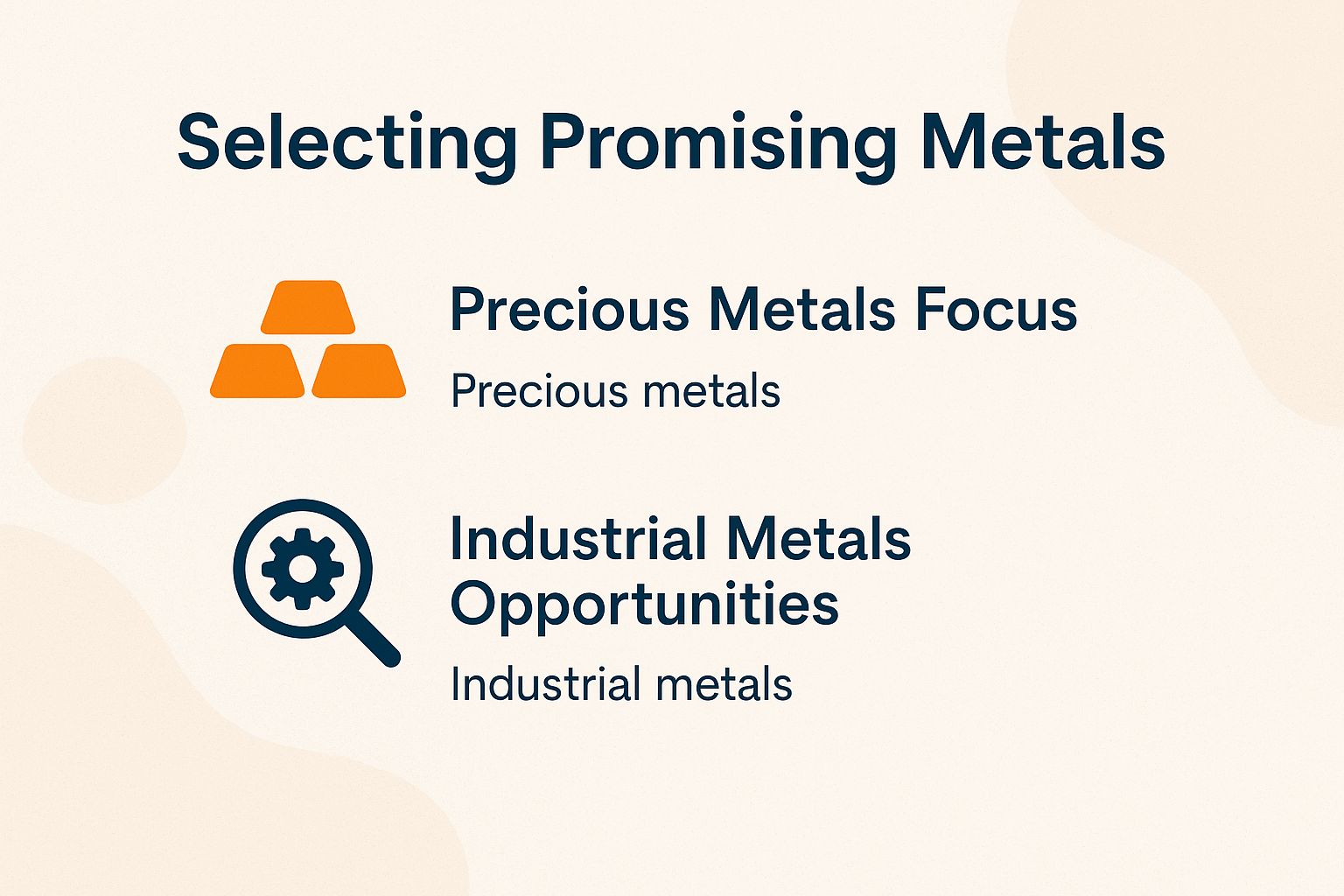 Selecting Promising Metals