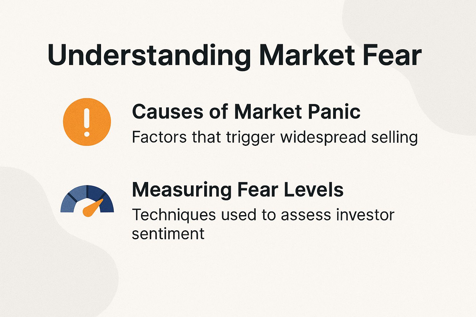 Understanding Market Fear