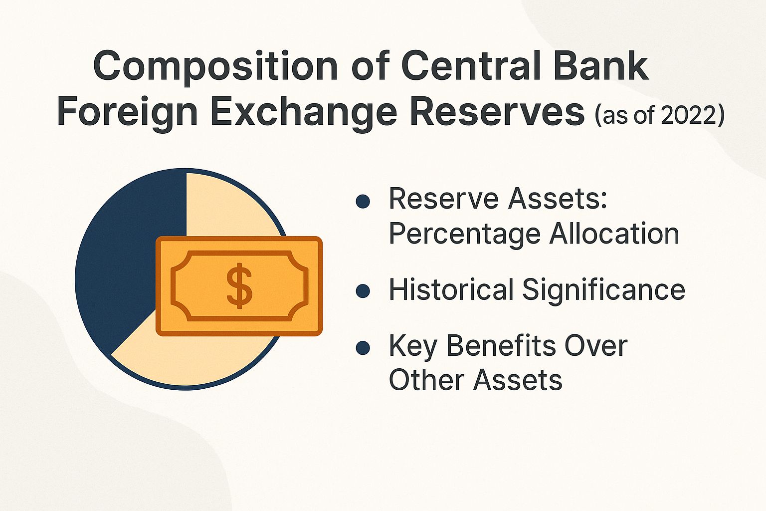 Composition of Central Bank Foreign Exchange Reserves (as of 2022)