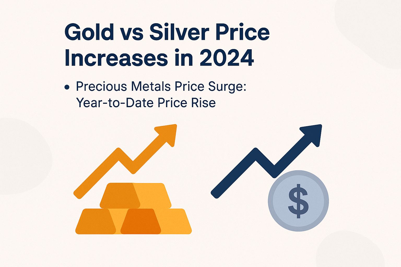 Gold vs Silver Price Increases in 2024