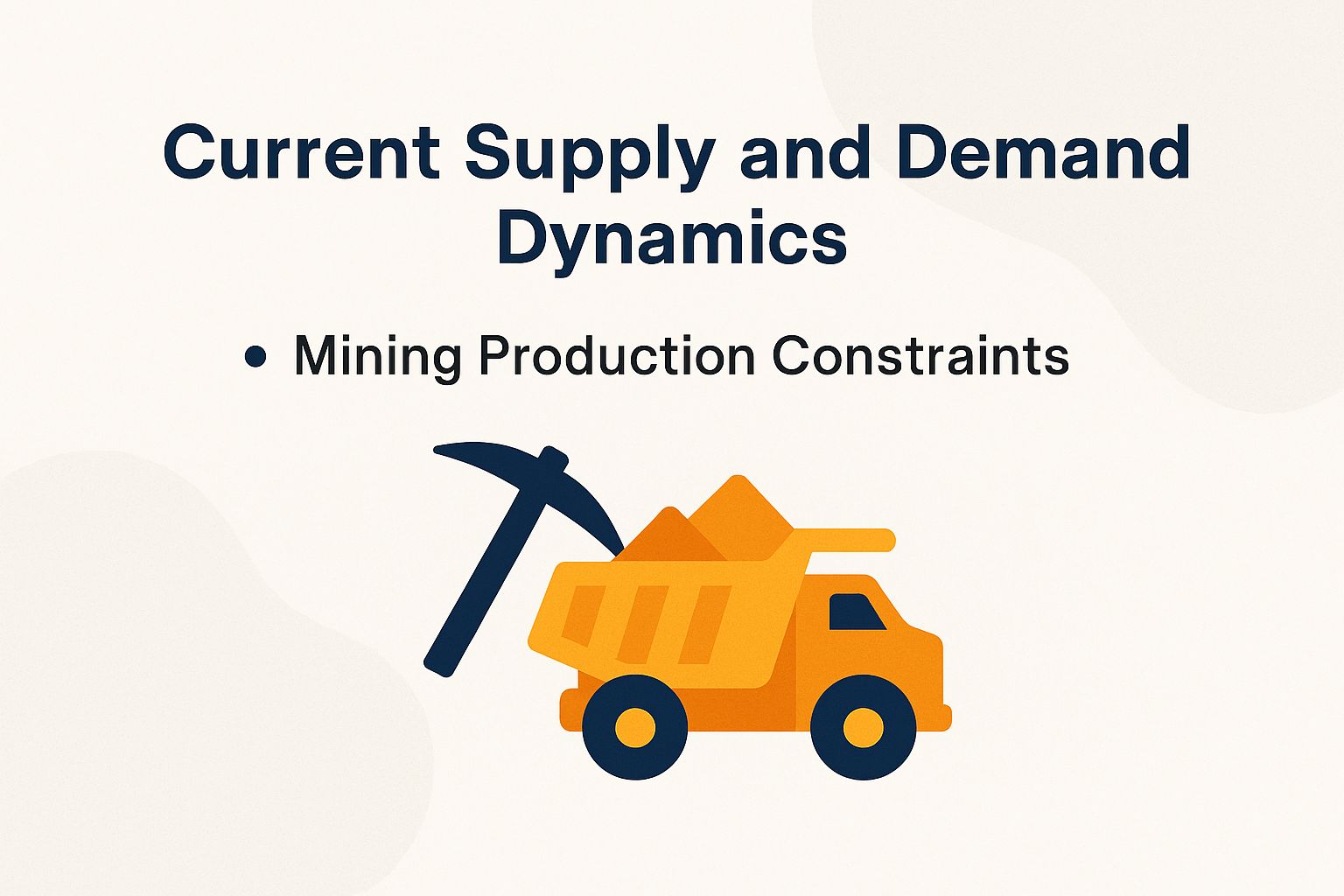 Current Supply and Demand Dynamics