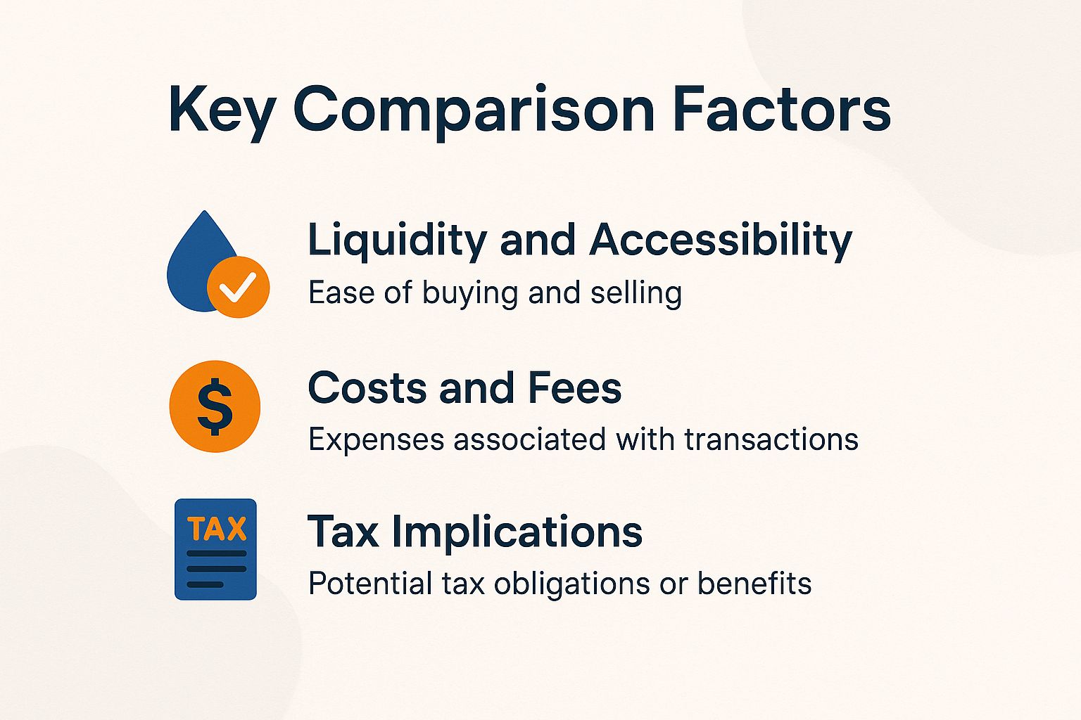Key Comparison Factors
