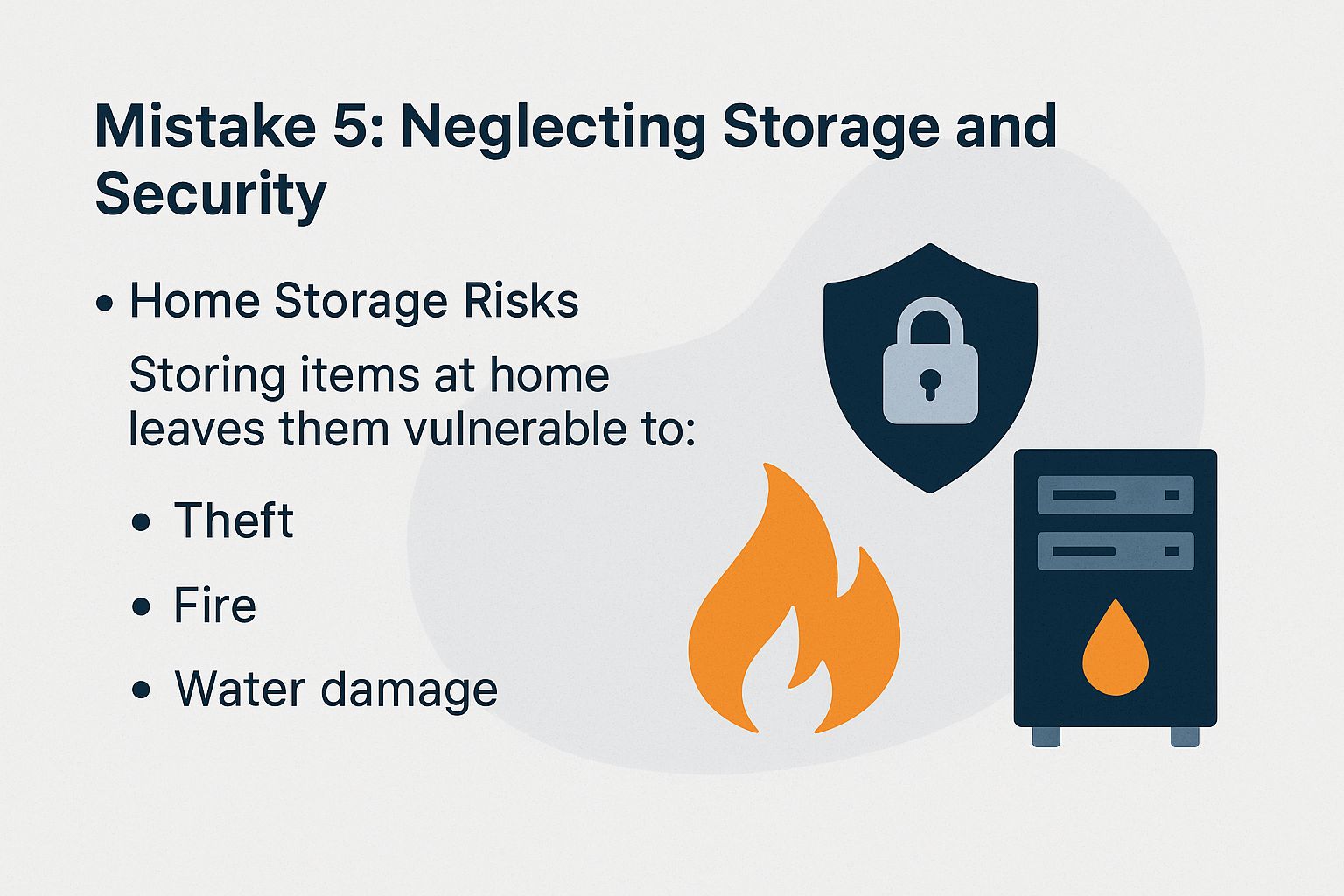 Mistake 5: Neglecting Storage and Security