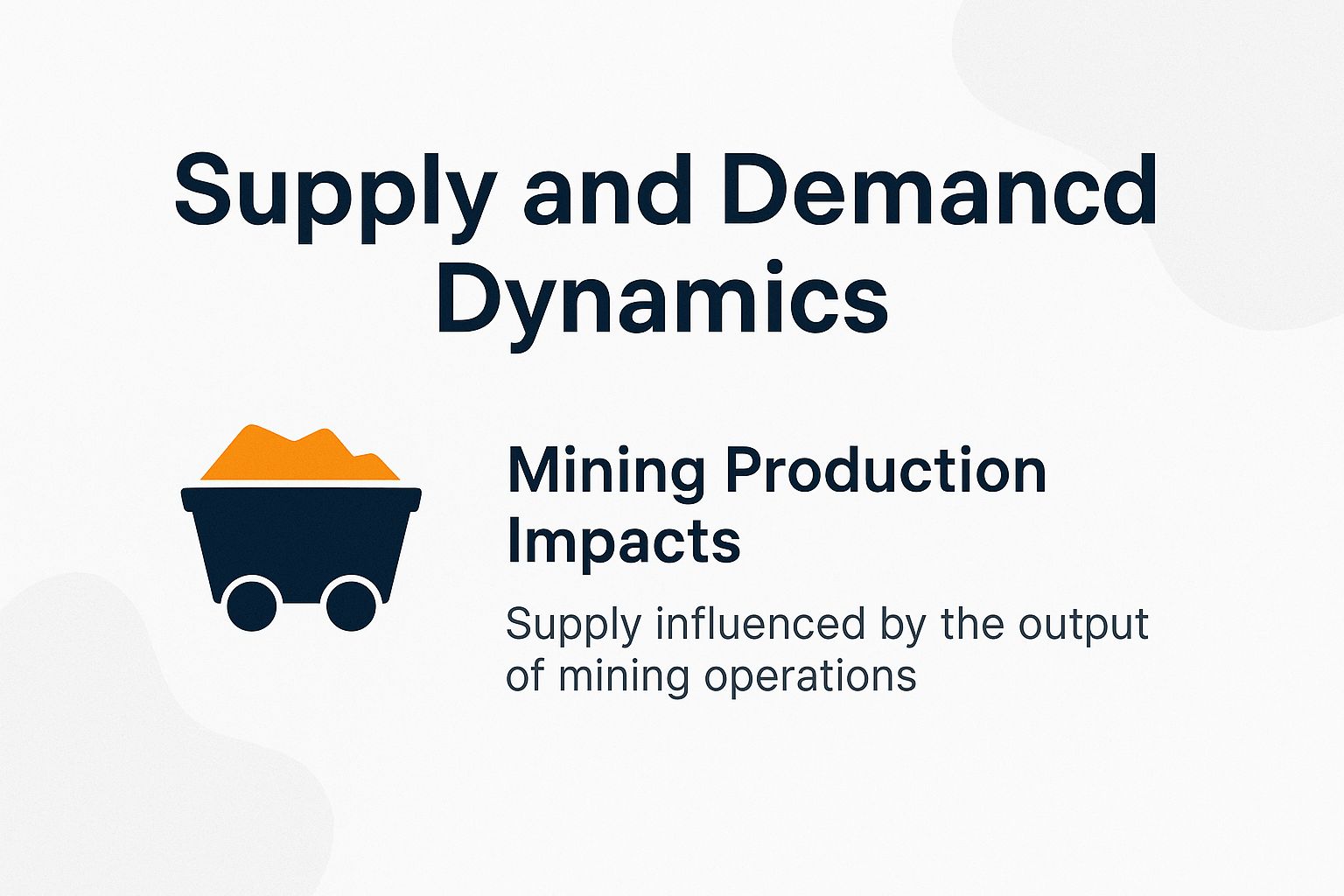 Supply and Demand Dynamics