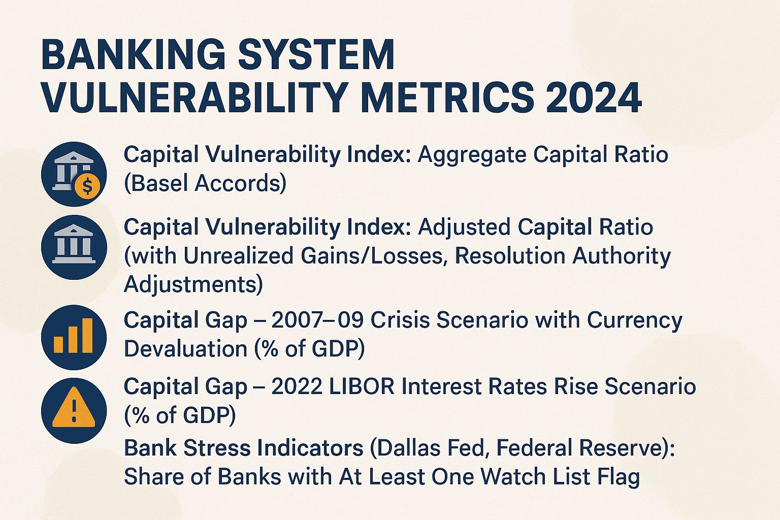 Banking System Vulnerability Metrics 2024