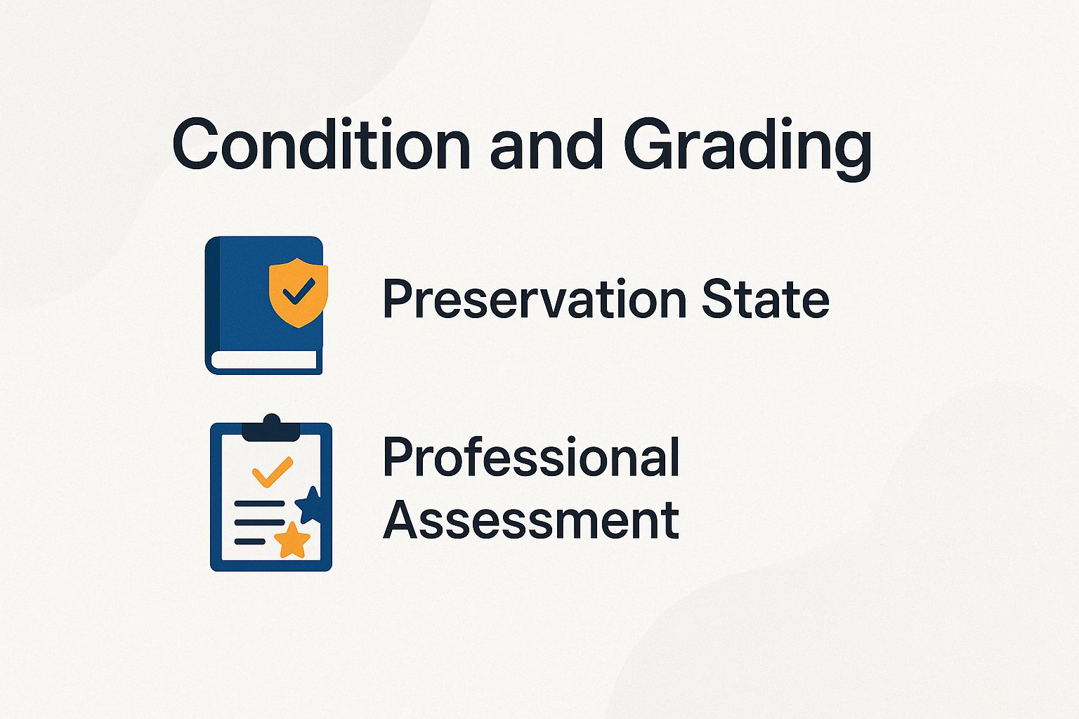 Condition and Grading