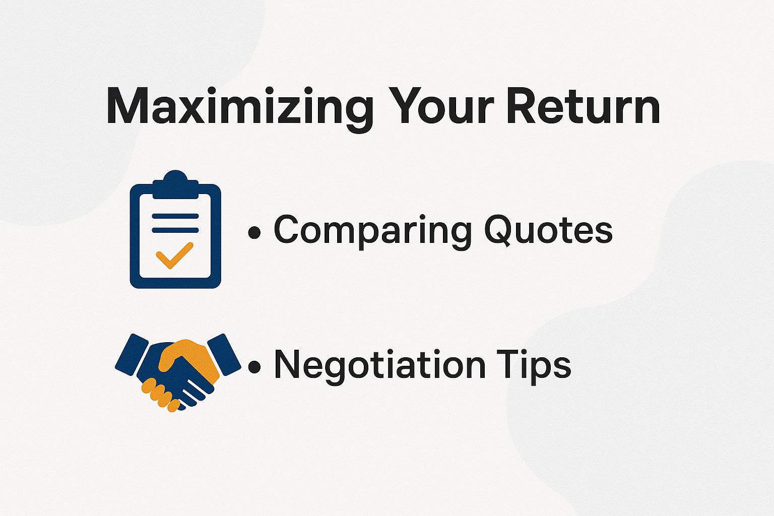 Maximizing Your Return