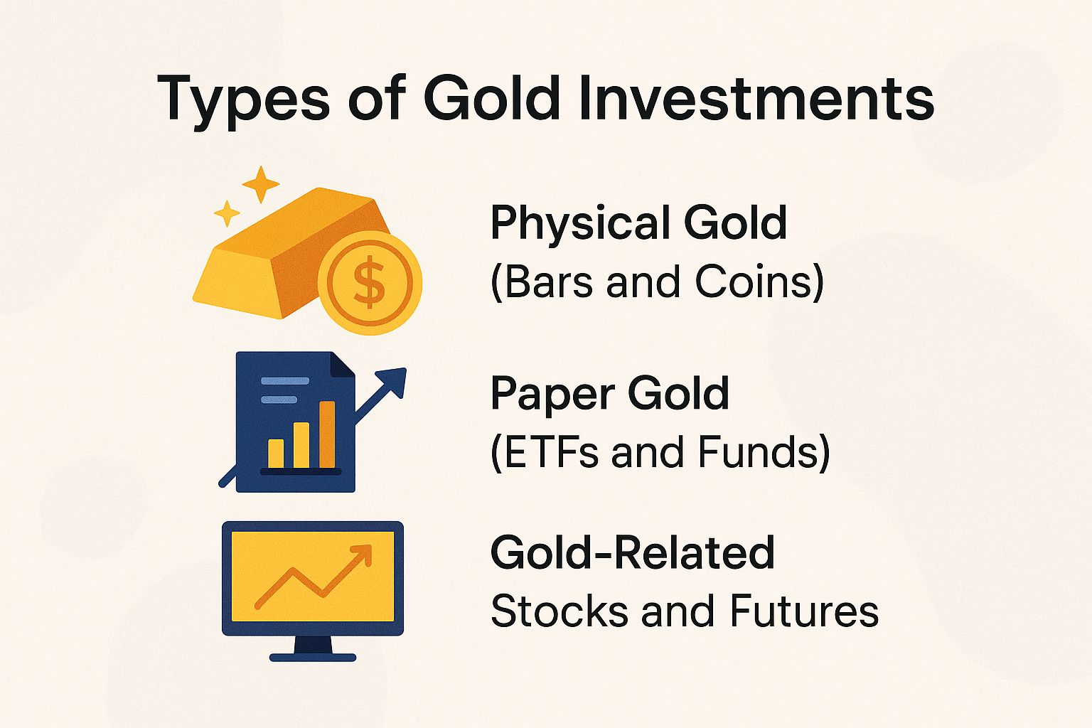 Types of Gold Investments
