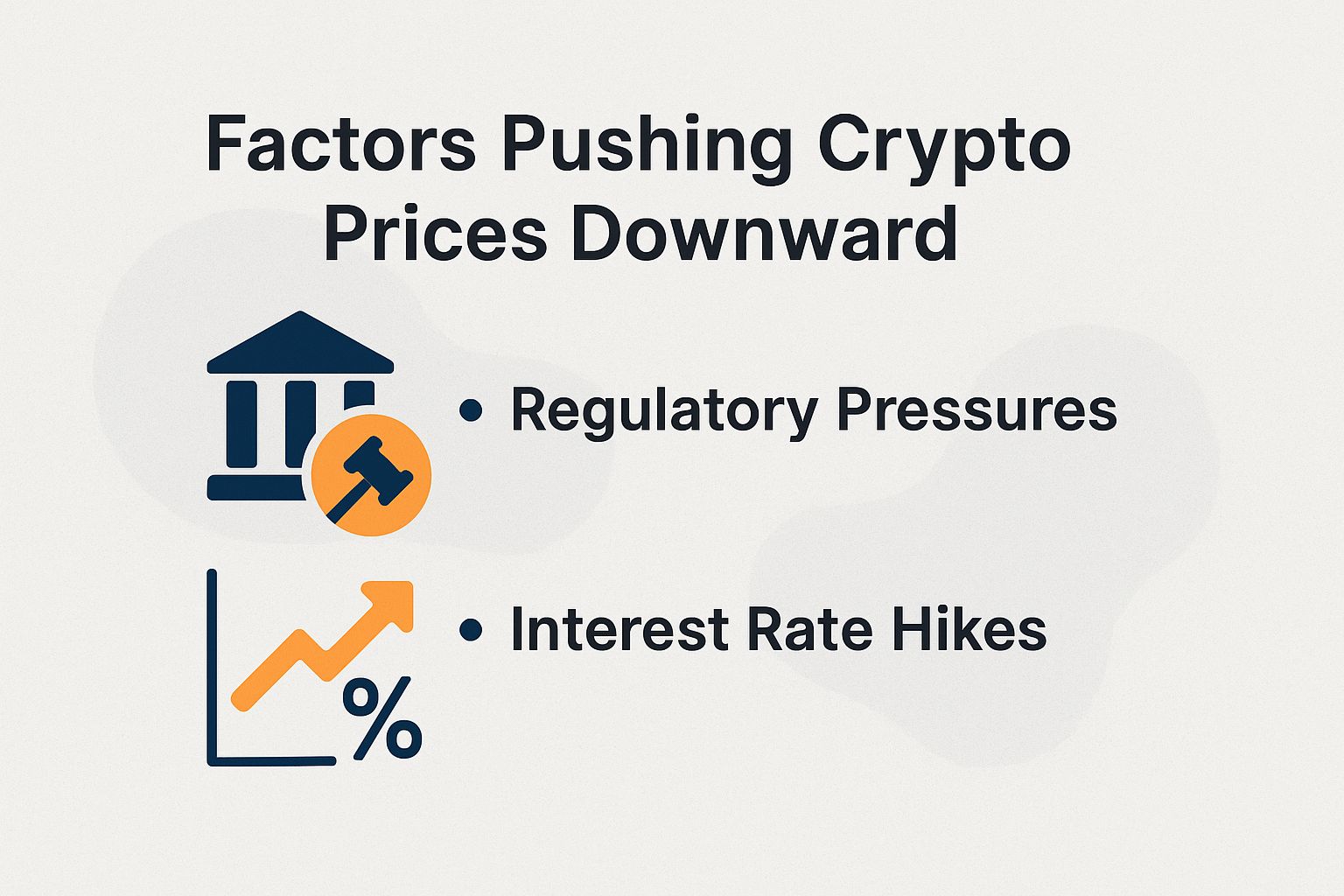 Factors Pushing Crypto Prices Downward