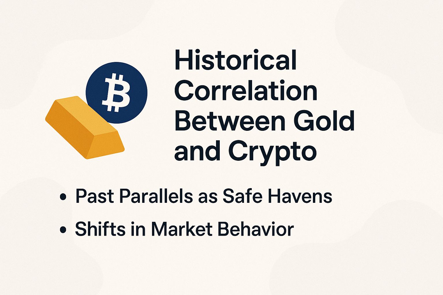Historical Correlation Between Gold and Crypto