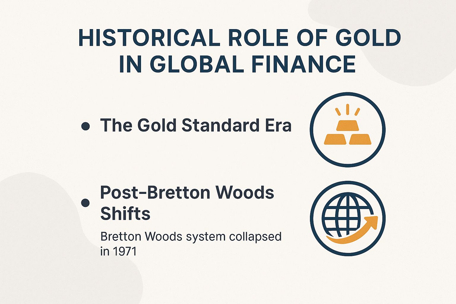 Historical Role of Gold in Global Finance