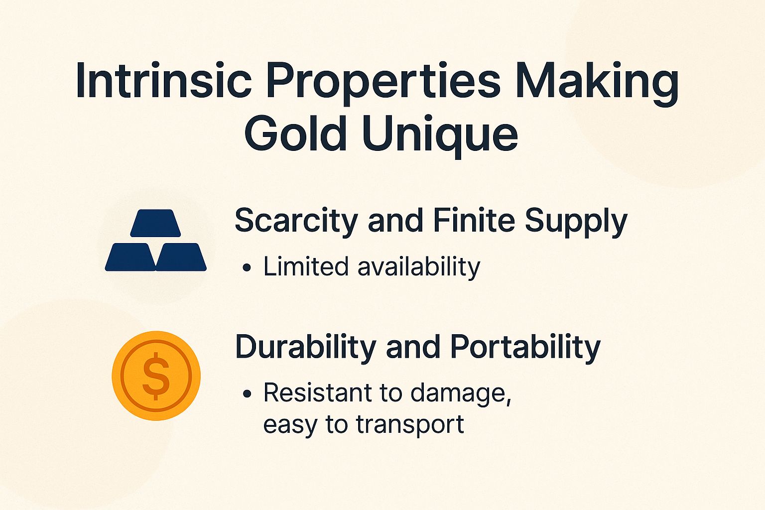 Why Gold's Unique Traits Make It a Timeless Investment