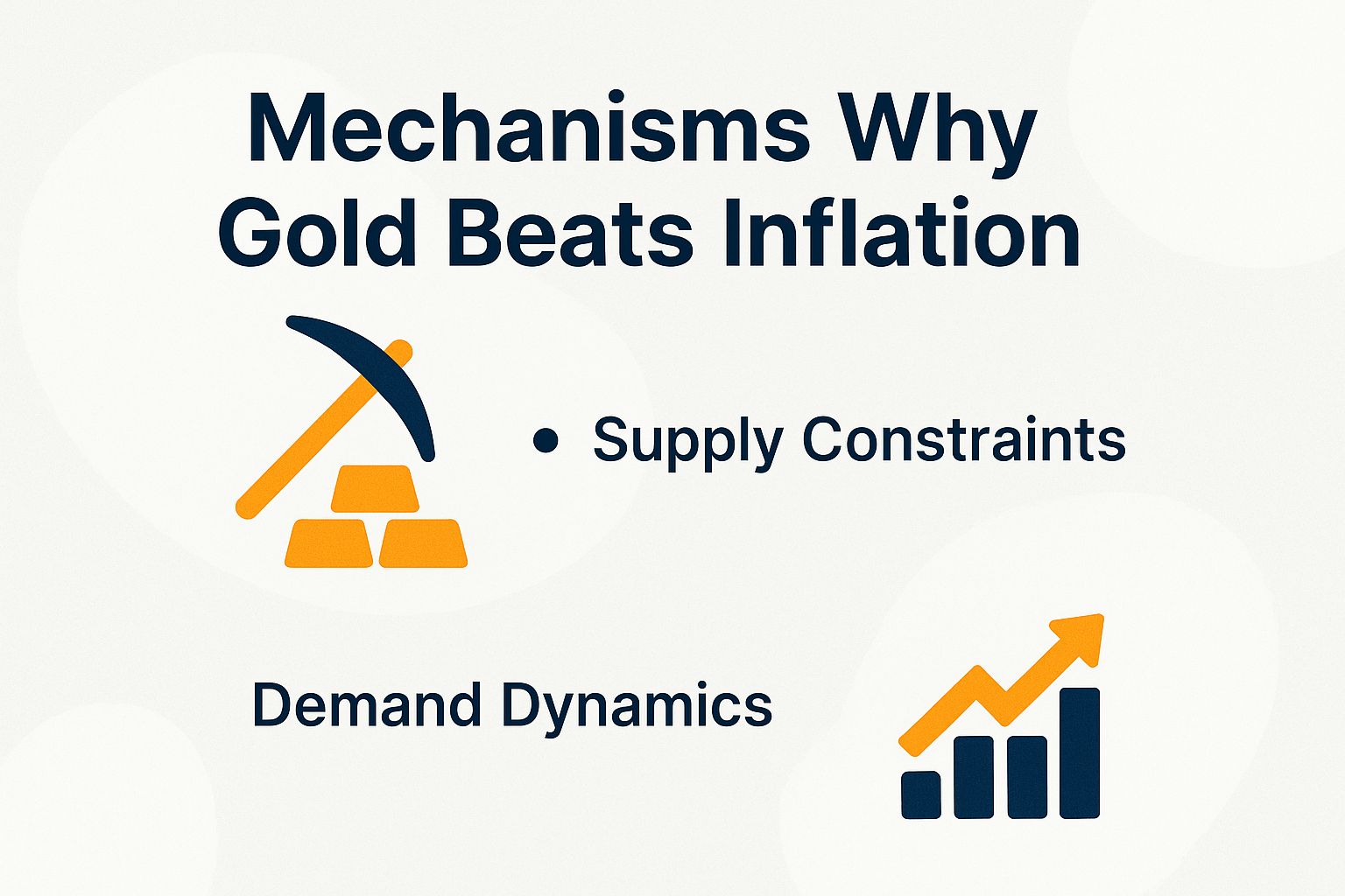 Mechanisms Why Gold Beats Inflation