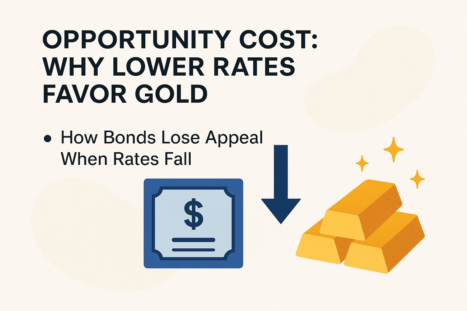 Opportunity Cost: Why Lower Rates Favor Gold