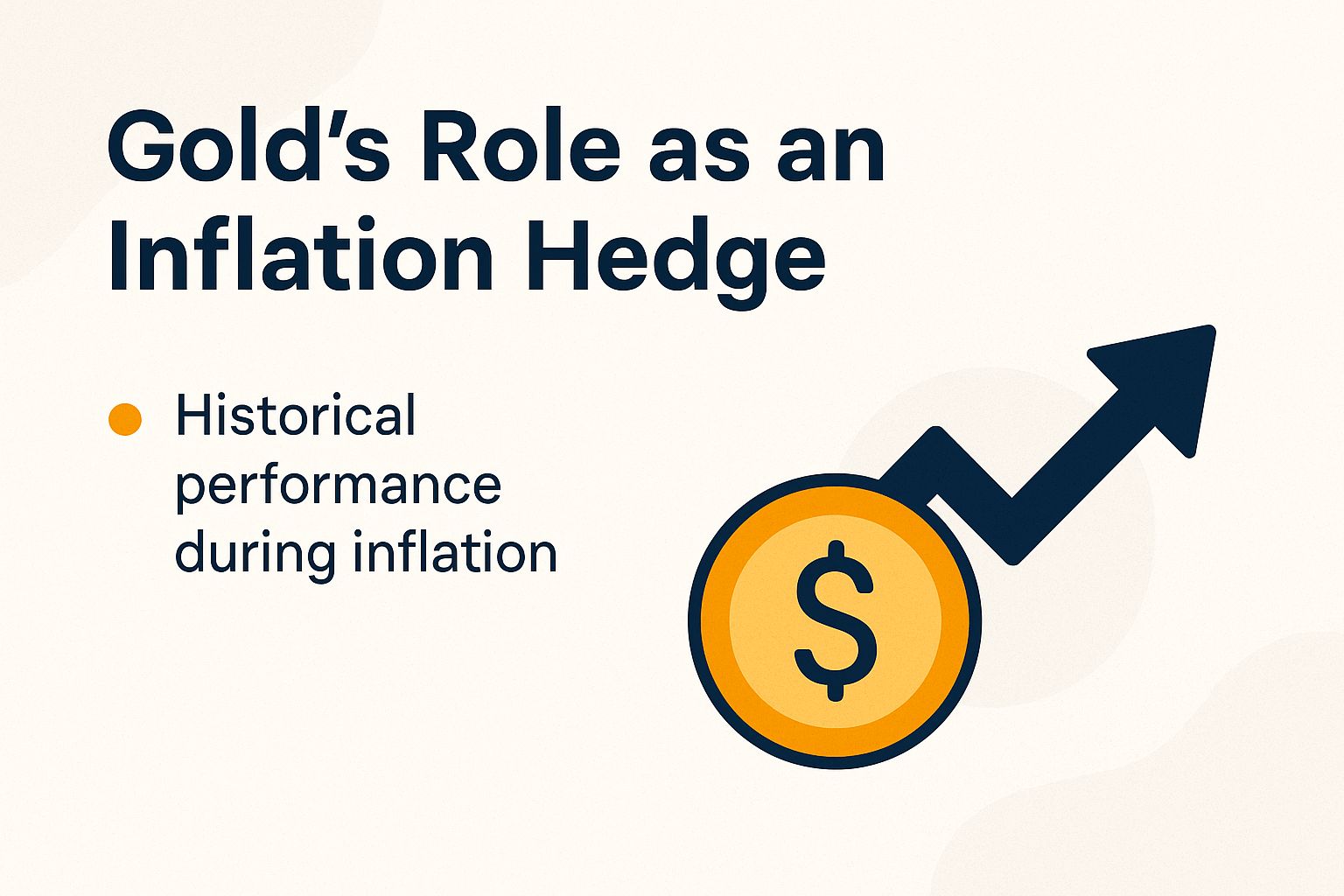 Gold bars shining as a hedge against inflation for better engagement and SEO: historical performance chart
