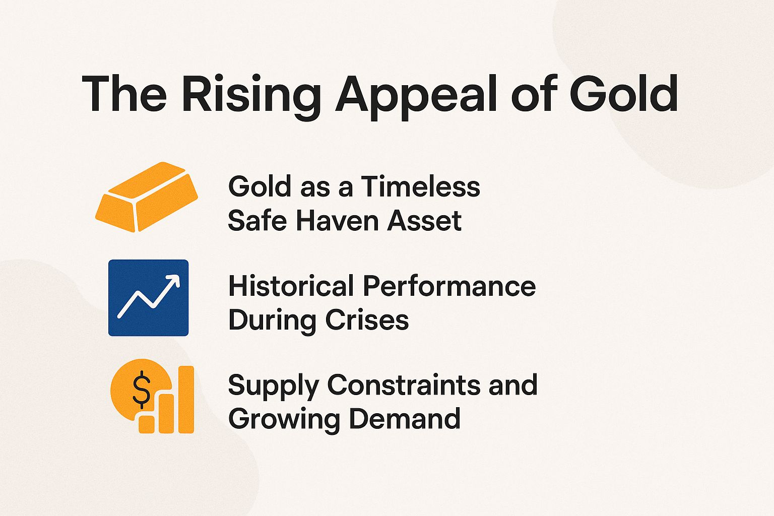 The Rising Appeal of Gold