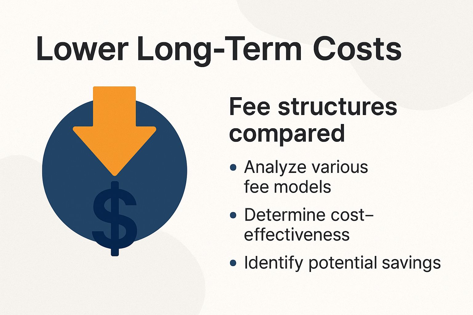 Lower Long-Term Costs